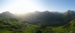 Archiv Foto Webcam Lech-Zürs: Kriegerhorn Panoramablick 05:00