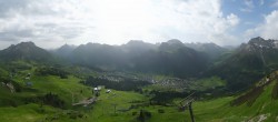 Archiv Foto Webcam Lech-Zürs: Kriegerhorn Panoramablick 07:00
