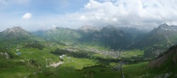 Archiv Foto Webcam Lech-Zürs: Kriegerhorn Panoramablick 15:00
