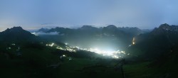 Archiv Foto Webcam Lech-Zürs: Kriegerhorn Panoramablick 01:00