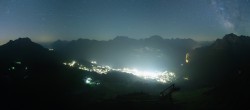Archiv Foto Webcam Lech-Zürs: Kriegerhorn Panoramablick 23:00