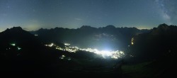 Archiv Foto Webcam Lech-Zürs: Kriegerhorn Panoramablick 23:00
