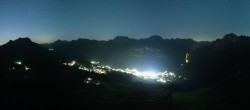 Archiv Foto Webcam Lech-Zürs: Kriegerhorn Panoramablick 01:00