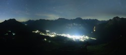 Archiv Foto Webcam Lech-Zürs: Kriegerhorn Panoramablick 23:00