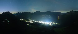 Archiv Foto Webcam Lech-Zürs: Kriegerhorn Panoramablick 01:00