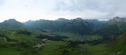Archiv Foto Webcam Lech-Zürs: Kriegerhorn Panoramablick 05:00
