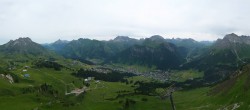 Archiv Foto Webcam Lech-Zürs: Kriegerhorn Panoramablick 09:00