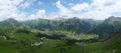 Archiv Foto Webcam Lech-Zürs: Kriegerhorn Panoramablick 13:00