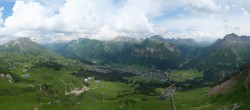Archiv Foto Webcam Lech-Zürs: Kriegerhorn Panoramablick 15:00
