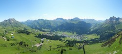 Archiv Foto Webcam Lech-Zürs: Kriegerhorn Panoramablick 09:00
