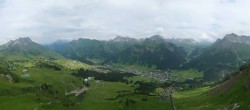 Archiv Foto Webcam Lech-Zürs: Kriegerhorn Panoramablick 15:00