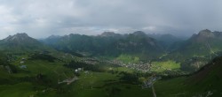 Archiv Foto Webcam Lech-Zürs: Kriegerhorn Panoramablick 17:00