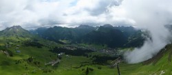 Archiv Foto Webcam Lech-Zürs: Kriegerhorn Panoramablick 09:00