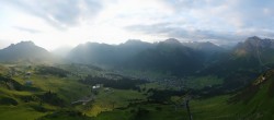 Archiv Foto Webcam Lech-Zürs: Kriegerhorn Panoramablick 05:00