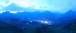 Archiv Foto Webcam Lech-Zürs: Kriegerhorn Panoramablick 03:00