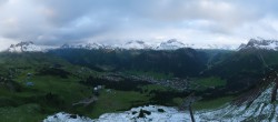 Archiv Foto Webcam Lech-Zürs: Kriegerhorn Panoramablick 19:00