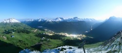 Archiv Foto Webcam Lech-Zürs: Kriegerhorn Panoramablick 23:00