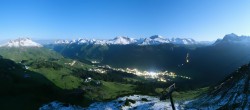 Archiv Foto Webcam Lech-Zürs: Kriegerhorn Panoramablick 01:00