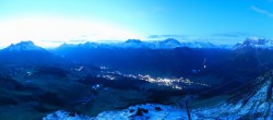 Archiv Foto Webcam Lech-Zürs: Kriegerhorn Panoramablick 03:00