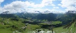 Archiv Foto Webcam Lech-Zürs: Kriegerhorn Panoramablick 09:00