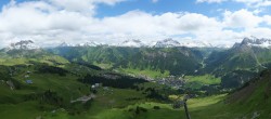 Archiv Foto Webcam Lech-Zürs: Kriegerhorn Panoramablick 13:00
