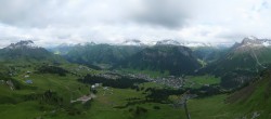 Archiv Foto Webcam Lech-Zürs: Kriegerhorn Panoramablick 17:00