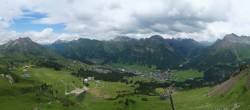 Archiv Foto Webcam Lech-Zürs: Kriegerhorn Panoramablick 13:00