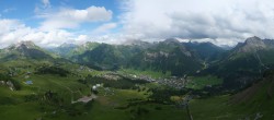 Archiv Foto Webcam Lech-Zürs: Kriegerhorn Panoramablick 15:00