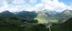 Archiv Foto Webcam Lech-Zürs: Kriegerhorn Panoramablick 17:00