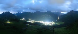 Archiv Foto Webcam Lech-Zürs: Kriegerhorn Panoramablick 23:00