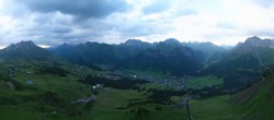 Archiv Foto Webcam Lech-Zürs: Kriegerhorn Panoramablick 05:00