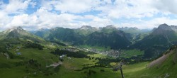 Archiv Foto Webcam Lech-Zürs: Kriegerhorn Panoramablick 13:00
