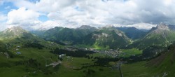Archiv Foto Webcam Lech-Zürs: Kriegerhorn Panoramablick 15:00