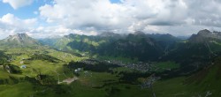 Archiv Foto Webcam Lech-Zürs: Kriegerhorn Panoramablick 17:00
