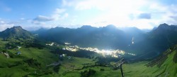 Archiv Foto Webcam Lech-Zürs: Kriegerhorn Panoramablick 23:00