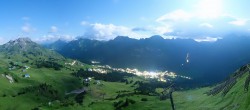 Archiv Foto Webcam Lech-Zürs: Kriegerhorn Panoramablick 01:00