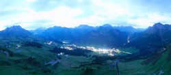 Archiv Foto Webcam Lech-Zürs: Kriegerhorn Panoramablick 03:00
