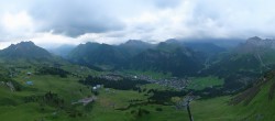 Archiv Foto Webcam Lech-Zürs: Kriegerhorn Panoramablick 05:00