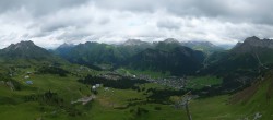 Archiv Foto Webcam Lech-Zürs: Kriegerhorn Panoramablick 15:00