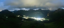 Archiv Foto Webcam Lech-Zürs: Kriegerhorn Panoramablick 23:00