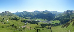Archiv Foto Webcam Lech-Zürs: Kriegerhorn Panoramablick 09:00