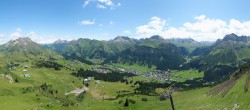 Archiv Foto Webcam Lech-Zürs: Kriegerhorn Panoramablick 11:00