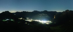 Archiv Foto Webcam Lech-Zürs: Kriegerhorn Panoramablick 23:00