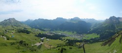 Archiv Foto Webcam Lech-Zürs: Kriegerhorn Panoramablick 09:00