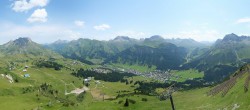 Archiv Foto Webcam Lech-Zürs: Kriegerhorn Panoramablick 11:00