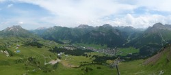 Archiv Foto Webcam Lech-Zürs: Kriegerhorn Panoramablick 13:00