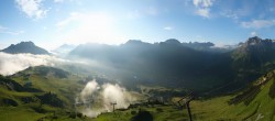 Archiv Foto Webcam Lech-Zürs: Kriegerhorn Panoramablick 06:00