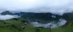 Archiv Foto Webcam Lech-Zürs: Kriegerhorn Panoramablick 05:00