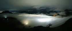 Archiv Foto Webcam Lech-Zürs: Kriegerhorn Panoramablick 01:00