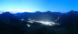 Archiv Foto Webcam Lech-Zürs: Kriegerhorn Panoramablick 03:00